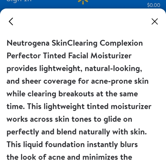 Neutrogena Skin Clearing Complexion Perfector - Picture 2 of 3